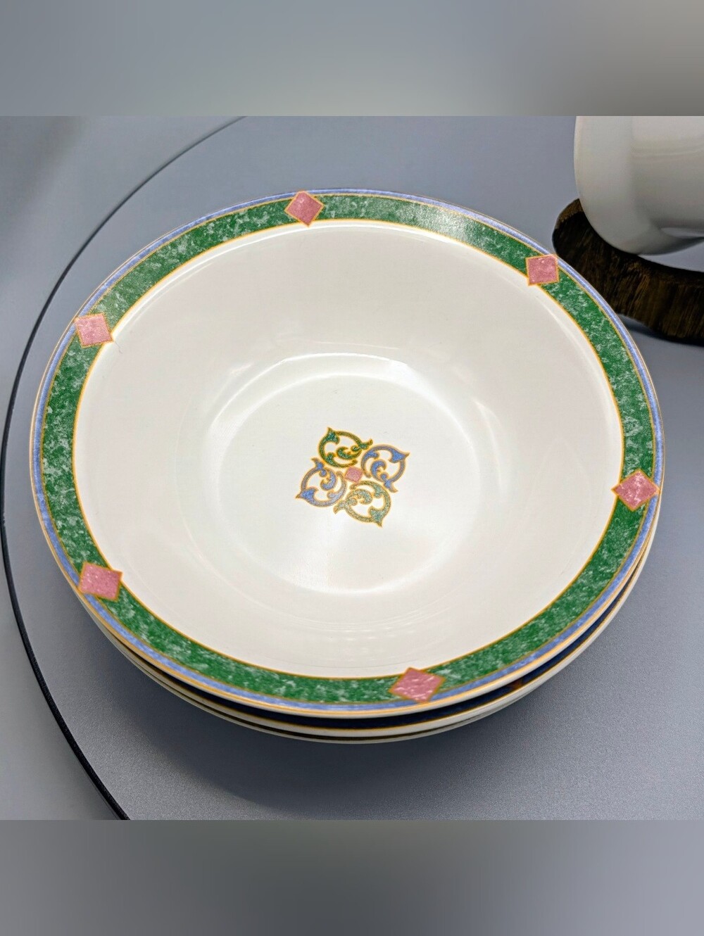 Vintage Pfaltzgraff "Amalfi Mediterranean" Bowls - Set of 4 - Picture 5 of 6